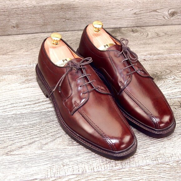 * NIB * $395 Allen Edmonds HILLCREST Derby 8 D Brown * add $15 new Cedar Trees main image 8